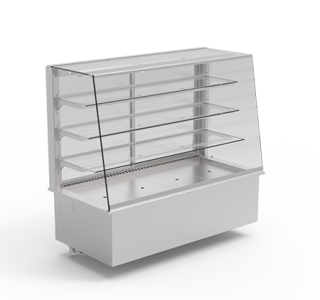 Gastro GS-145-87-Z Built-in Refrigerated Display Case: remote cooling