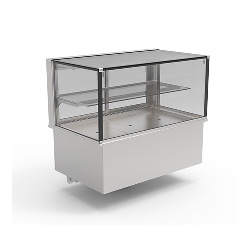 Built-in refrigerated display cases Green
